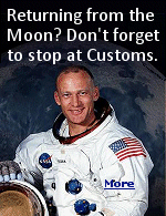 Think we have a little too much government? Upon their return from the Moon, the crew of Apollo 11 had to go through Customs and declare the moon dust they brought home.
